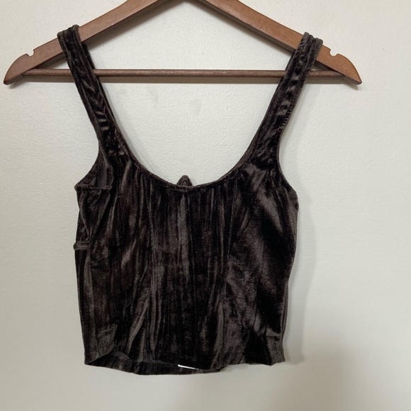 🔸 Urban Outfitters 🔸 brown crop top - Picture 6 of 9